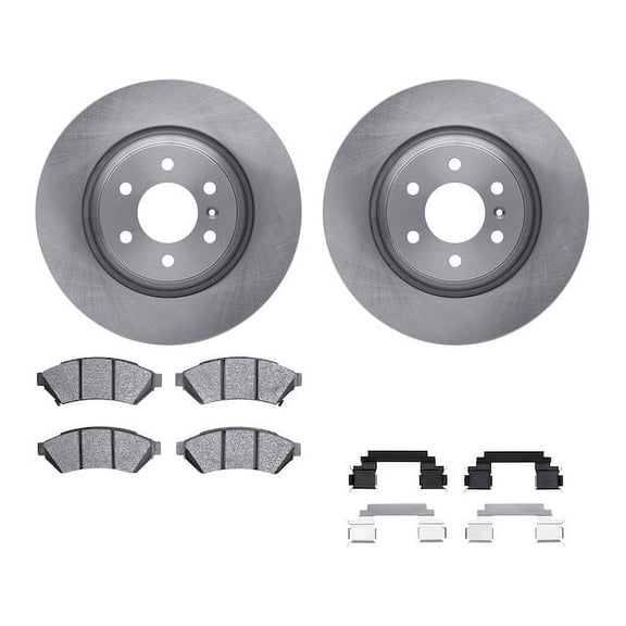 Front Brake Pad and Rotor Kit - Compatible with 2011 - 2012 VPG MV-1 - Dynamic Friction