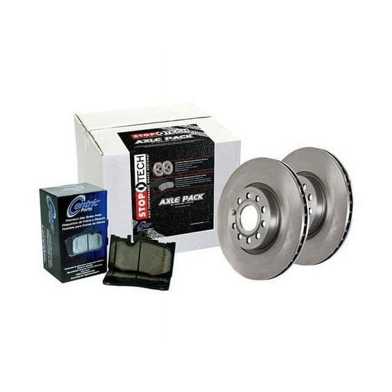 Front Brake Pad and Rotor Kit - Compatible with 2011 - 2014 Mazda 2 2012 2013