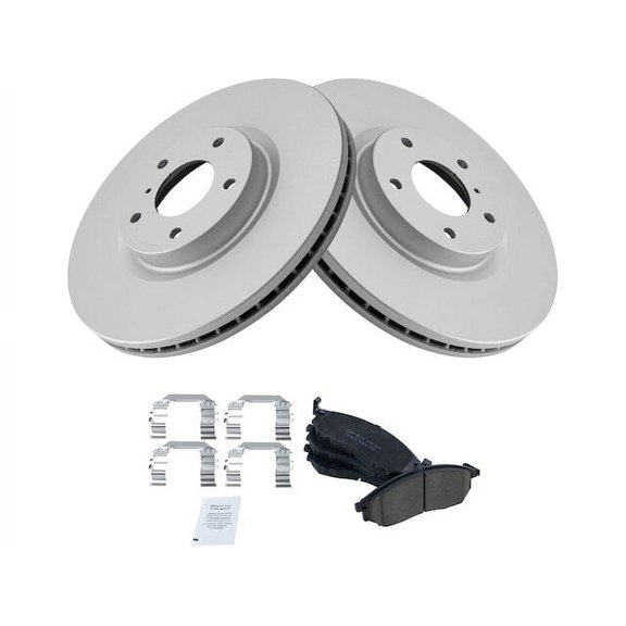 Front Brake Pad and Rotor Kit - Compatible with 2011 - 2014 Nissan Murano CrossCabriolet 4-Door 2012 2013