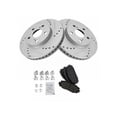 thumbnail image 1 of Front Brake Pad and Rotor Kit - Compatible with 2011 - 2017 CT200h 2012 2013 2014 2015 2016, 1 of 2