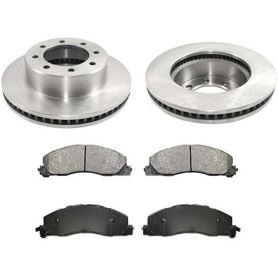 Front Brake Pad and Rotor Kit - Compatible with 2011 - 2018 Ram 2500 2012 2013 2014 2015 2016 2017