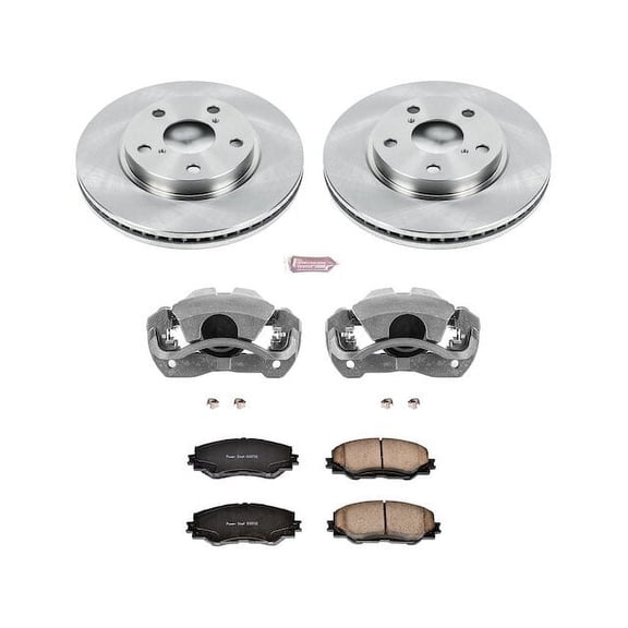Front Brake Pad and Rotor Kit - Compatible with 2011 - 2018 Toyota RAV4 LE 2012 2013 2014 2015 2016 2017