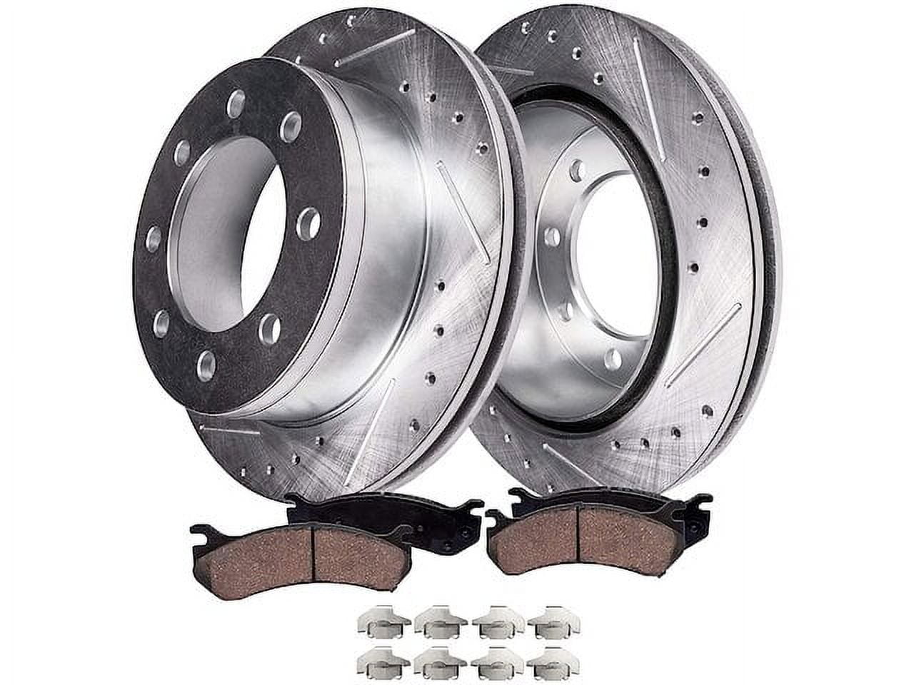 Brake And Rotor Kit Complete Front & Rear Drilled & Slotted Brake Kit For Chevy Silverado/GMC Sierra 2500/3500HD Silverado Brake Kit - Foto 3