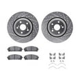 thumbnail image 1 of Front Brake Pad and Rotor Kit - Compatible with 2011 - 2020 Toyota Sienna - Dynamic Friction, 1 of 2