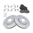 thumbnail image 1 of Front Brake Pad and Rotor Kit - Compatible with 2011 - 2021 Mitsubishi Outlander Sport 2012 2013 2014 2015 2016 2017 2018 2019 2020, 1 of 2
