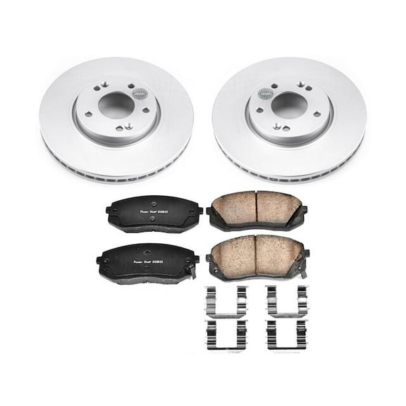 Front Brake Pad and Rotor Kit - Compatible with 2012 - 2016 Kia Sportage 2.0L 4-Cylinder 2013 2014 2015