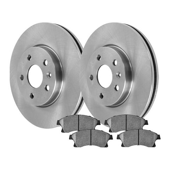 Front Brake Pad and Rotor Kit - Compatible with 2012 - 2017 Chevy Sonic 2013 2014 2015 2016