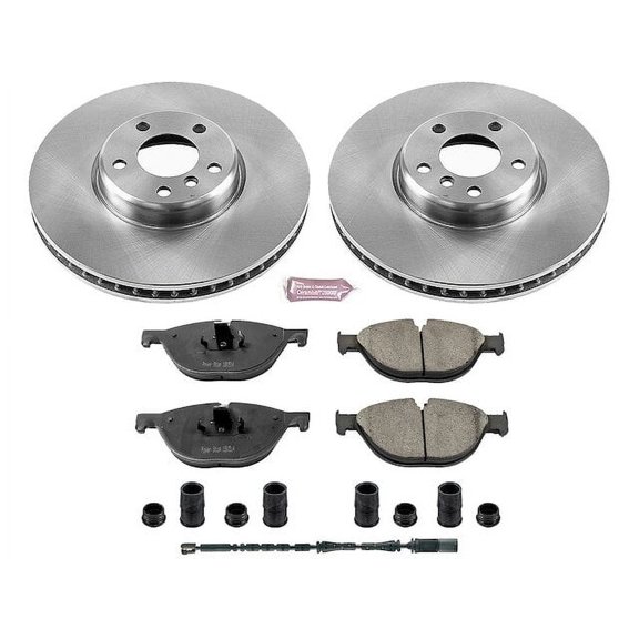 Front Brake Pad and Rotor Kit - Compatible with 2012 - 2018 BMW 650i xDrive 2013 2014 2015 2016 2017