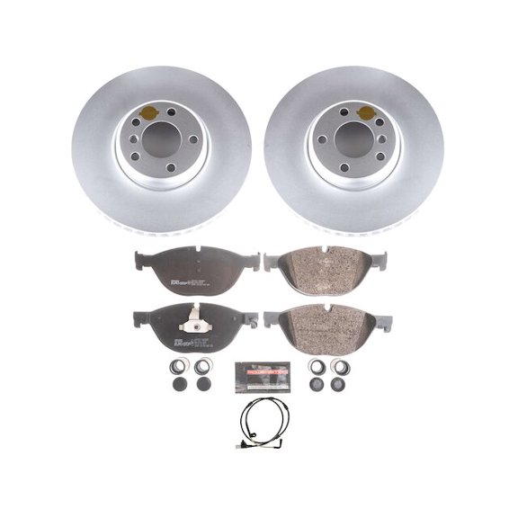 Front Brake Pad and Rotor Kit - Compatible with 2012 - 2018 BMW 650i xDrive 2013 2014 2015 2016 2017