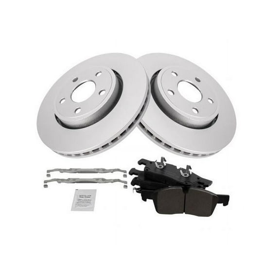 Front Brake Pad and Rotor Kit - Compatible with 2012 - 2020 Dodge Durango 2013 2014 2015 2016 2017 2018 2019
