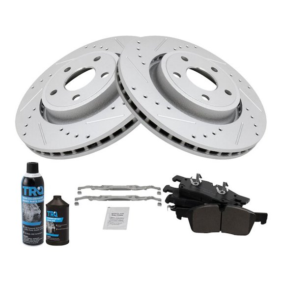 Front Brake Pad and Rotor Kit - Compatible with 2012 - 2020 Dodge Durango 2013 2014 2015 2016 2017 2018 2019