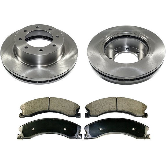 Front Brake Pad and Rotor Kit - Compatible with 2012 - 2020 Nissan NV2500 2013 2014 2015 2016 2017 2018 2019