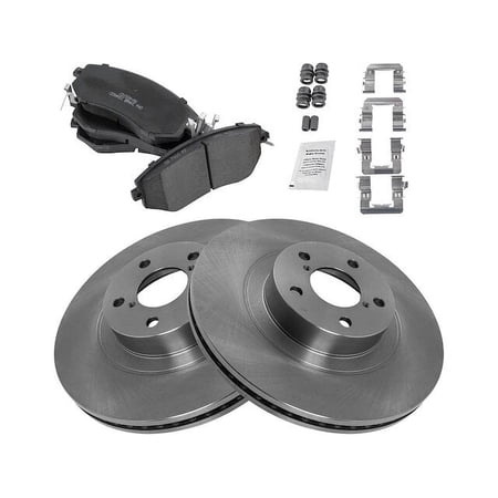 Front Brake Pad and Rotor Kit - Compatible with 2013 - 2014 Subaru Legacy 2.5L H4