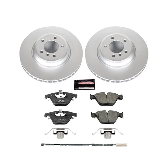 Front Brake Pad and Rotor Kit - Compatible with 2013 - 2015 BMW X1 xDrive35i 2014