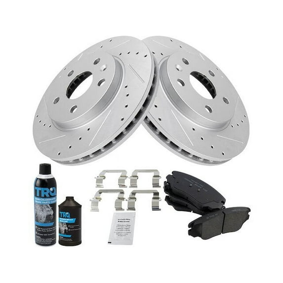 Front Brake Pad and Rotor Kit - Compatible with 2013 - 2015 Chevy Malibu 2014