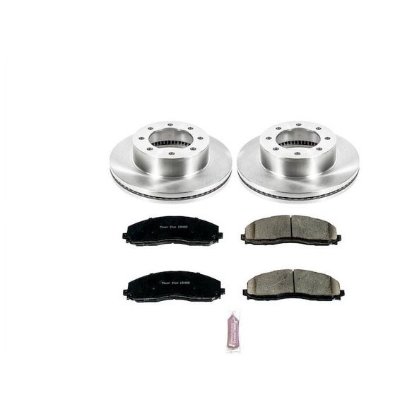 Front Brake Pad and Rotor Kit - Compatible with 2013 - 2016 Ford F-450 Super Duty 2014 2015
