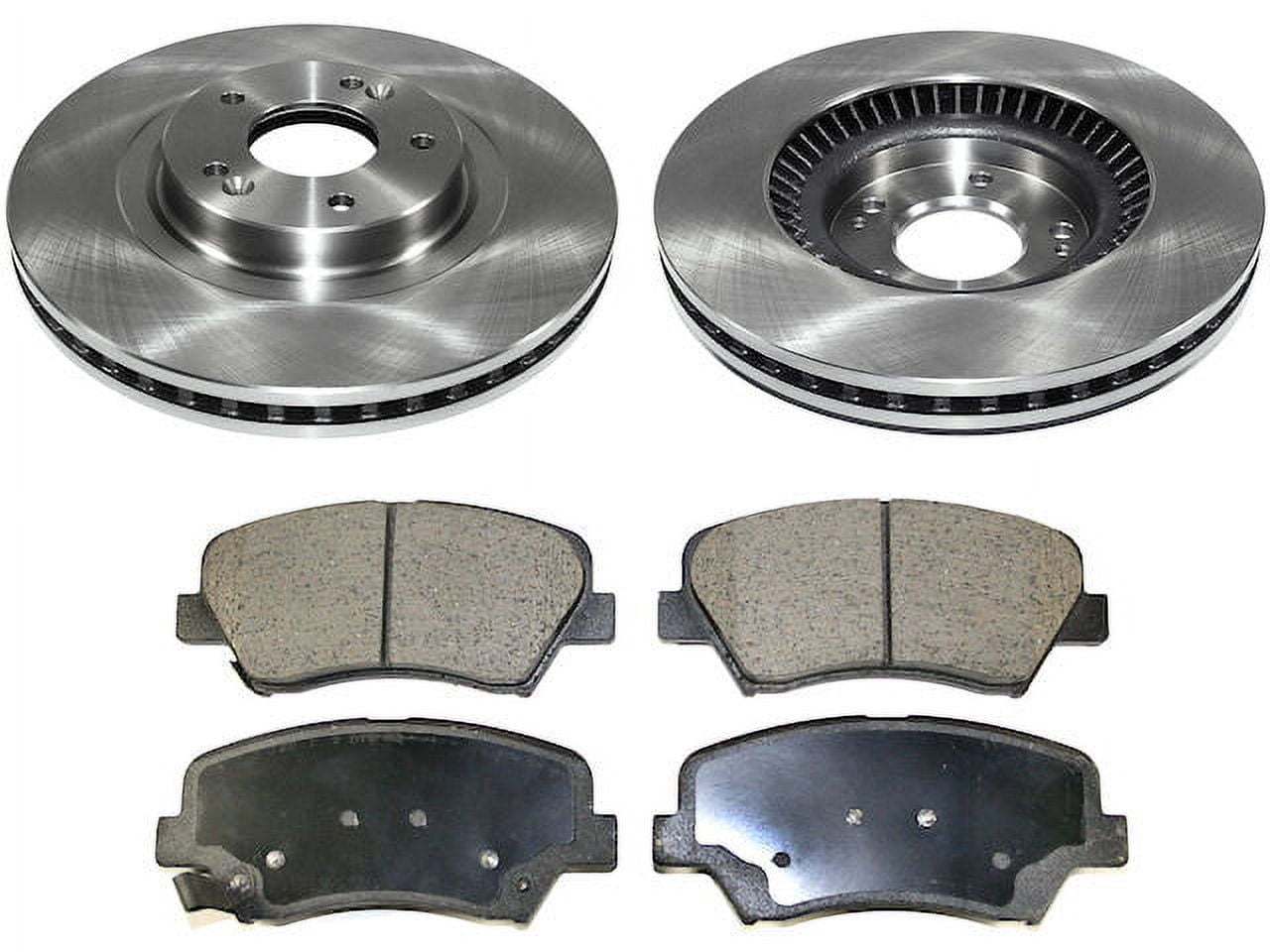 Front Posi Ceramic Disc Brake Pads And Rotor Kit For 07- Oab Indicado En Descripción | Meses sin interés