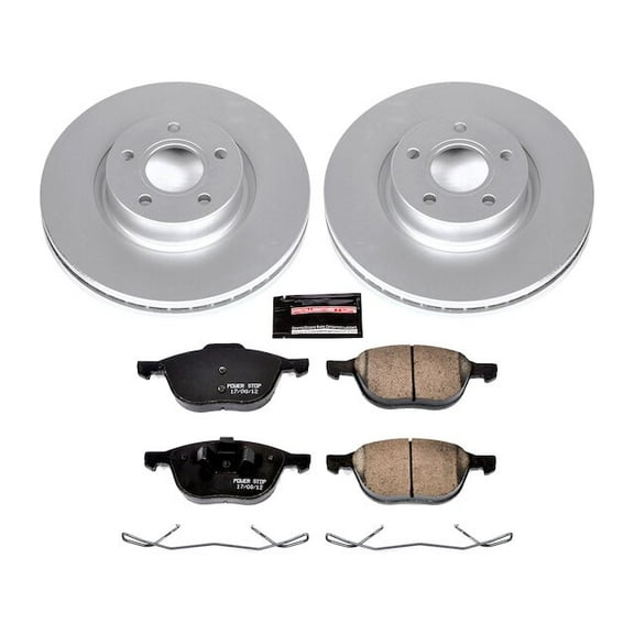 Front Brake Pad and Rotor Kit - Compatible with 2013 - 2017 Ford C-Max 2014 2015 2016