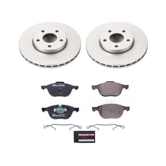 Front Brake Pad and Rotor Kit - Compatible with 2013 - 2018 Ford C-Max 2014 2015 2016 2017