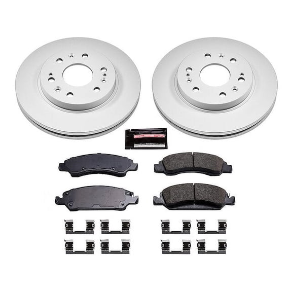 Front Brake Pad and Rotor Kit - Compatible with 2013 - 2019 Cadillac XTS 2014 2015 2016 2017 2018