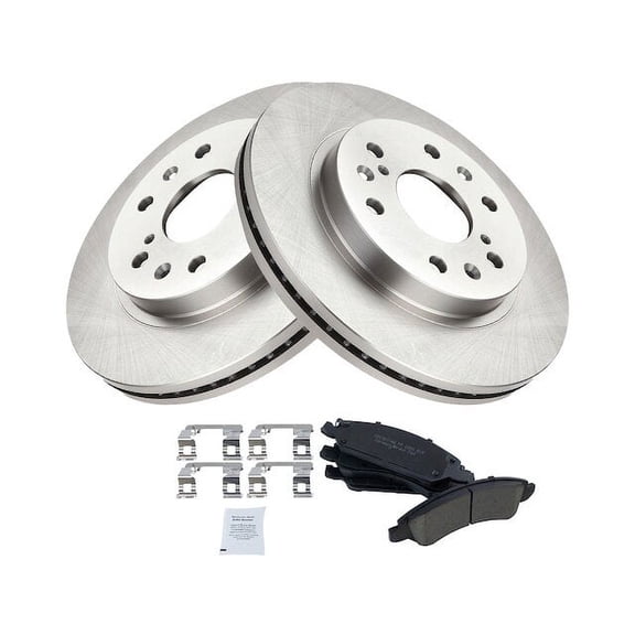 Front Brake Pad and Rotor Kit - Compatible with 2013 - 2019 Cadillac XTS 2014 2015 2016 2017 2018