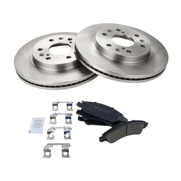 Front Brake Pad and Rotor Kit - Compatible with 2013 - 2019 Cadillac XTS 2014 2015 2016 2017 2018