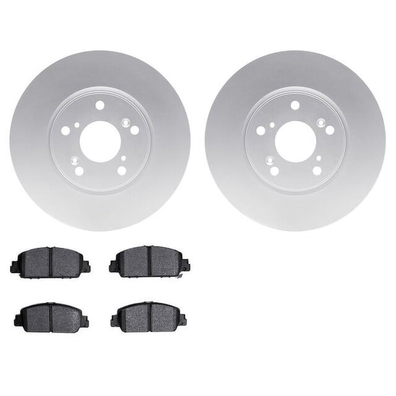 Front Brake Pad and Rotor Kit - Compatible with 2013 - 2022 Honda Accord 2014 2015 2016 2017 2018 2019 2020 2021