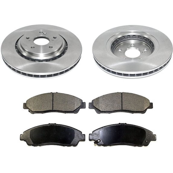 Front Brake Pad and Rotor Kit - Compatible with 2014 - 2016 Acura MDX 2015