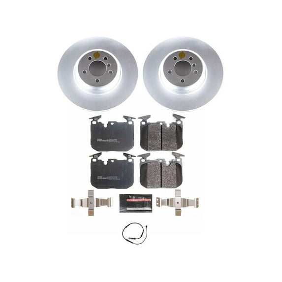 Front Brake Pad and Rotor Kit - Compatible with 2014 - 2016 BMW 335i GT xDrive 2015