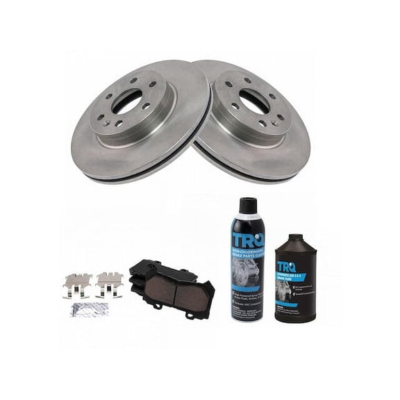 Front Brake Pad and Rotor Kit - Compatible with 2015 - 2017 Chevy Colorado 2016