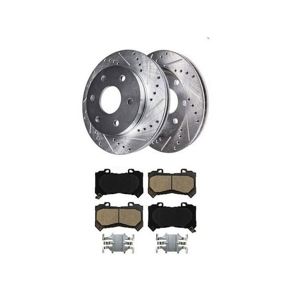 Front Brake Pad and Rotor Kit - Compatible with 2015 - 2020 Chevy Colorado 2016 2017 2018 2019