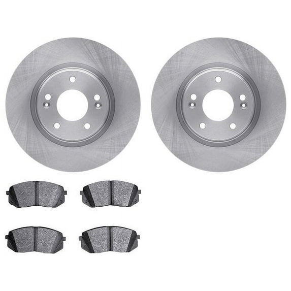 Front Brake Pad and Rotor Kit - Compatible with 2016 - 2020 Kia Optima - Dynamic Friction