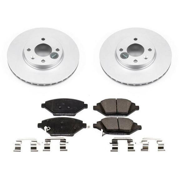 Front Brake Pad and Rotor Kit - Compatible with 2016 - 2022 Chevy Spark 2017 2018 2019 2020 2021
