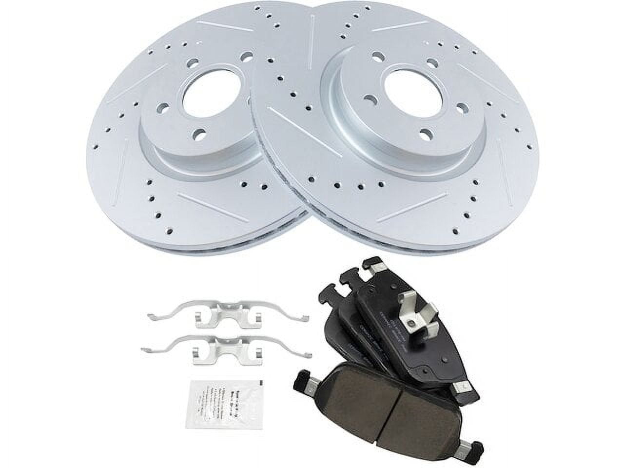 Front Brake Pad and Rotor Kit Compatible with 2017 2019 Ford Escape