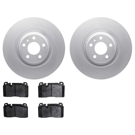 Front Brake Pad and Rotor Kit - Compatible with 2017 - 2020 Porsche Macan Base 2018 2019