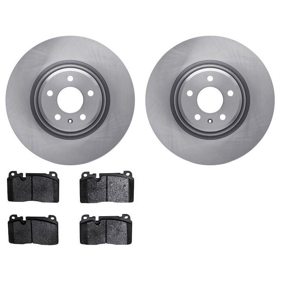 Front Brake Pad and Rotor Kit - Compatible with 2017 - 2020 Porsche Macan Base 2018 2019