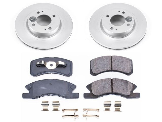 Detroit Axle Front Disc Brake Kit For Mitsubishi Mirage G4 (2017-2024) – Ceramic Pads & Rotors