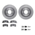 thumbnail image 1 of Front Brake Pad and Rotor Kit - Compatible with 2017 - 2024 Mitsubishi Mirage G4 2018 2019 2020 2021 2022 2023, 1 of 1