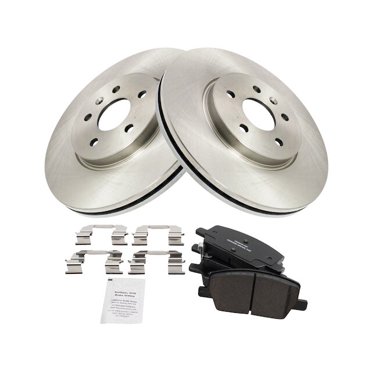 Detroit Axle Front Brake Kit For 2019-2021 Buick Encore – 4 Rotors & Ceramic Pads, 10-Year Warranty