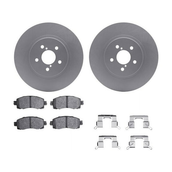 Front Brake Pad and Rotor Kit - Compatible with 2018 - 2022 Subaru Crosstrek Hybrid 2019 2020 2021