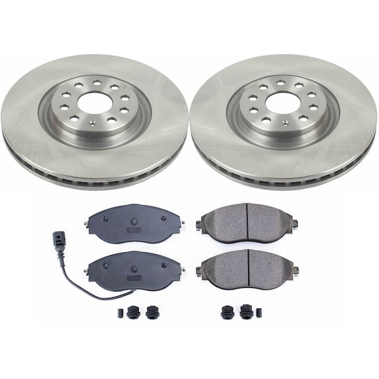 Front Brake Pad and Rotor Kit - Compatible with 2018 - 2024