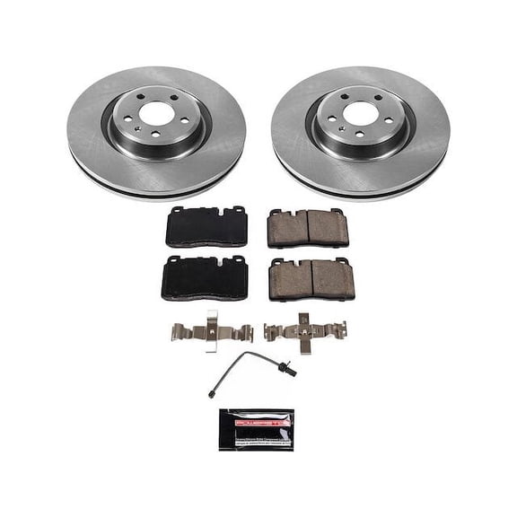 Front Brake Pad and Rotor Kit - Compatible with 2020 - 2022 Cadillac CT4 2021