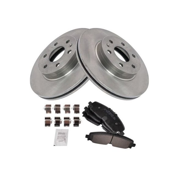 Front Brake Pad and Rotor Kit - Compatible with 2020 Chevy Colorado
