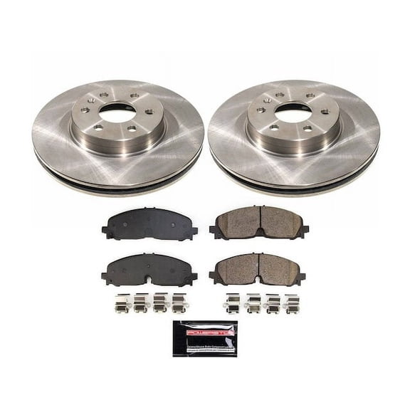 Front Brake Pad and Rotor Kit - Compatible with 2021 - 2022 Chevy Colorado
