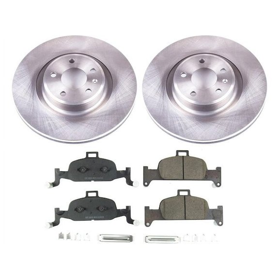 Front Brake Pad and Rotor Kit - Compatible with 2021 Audi Q5 Sportback