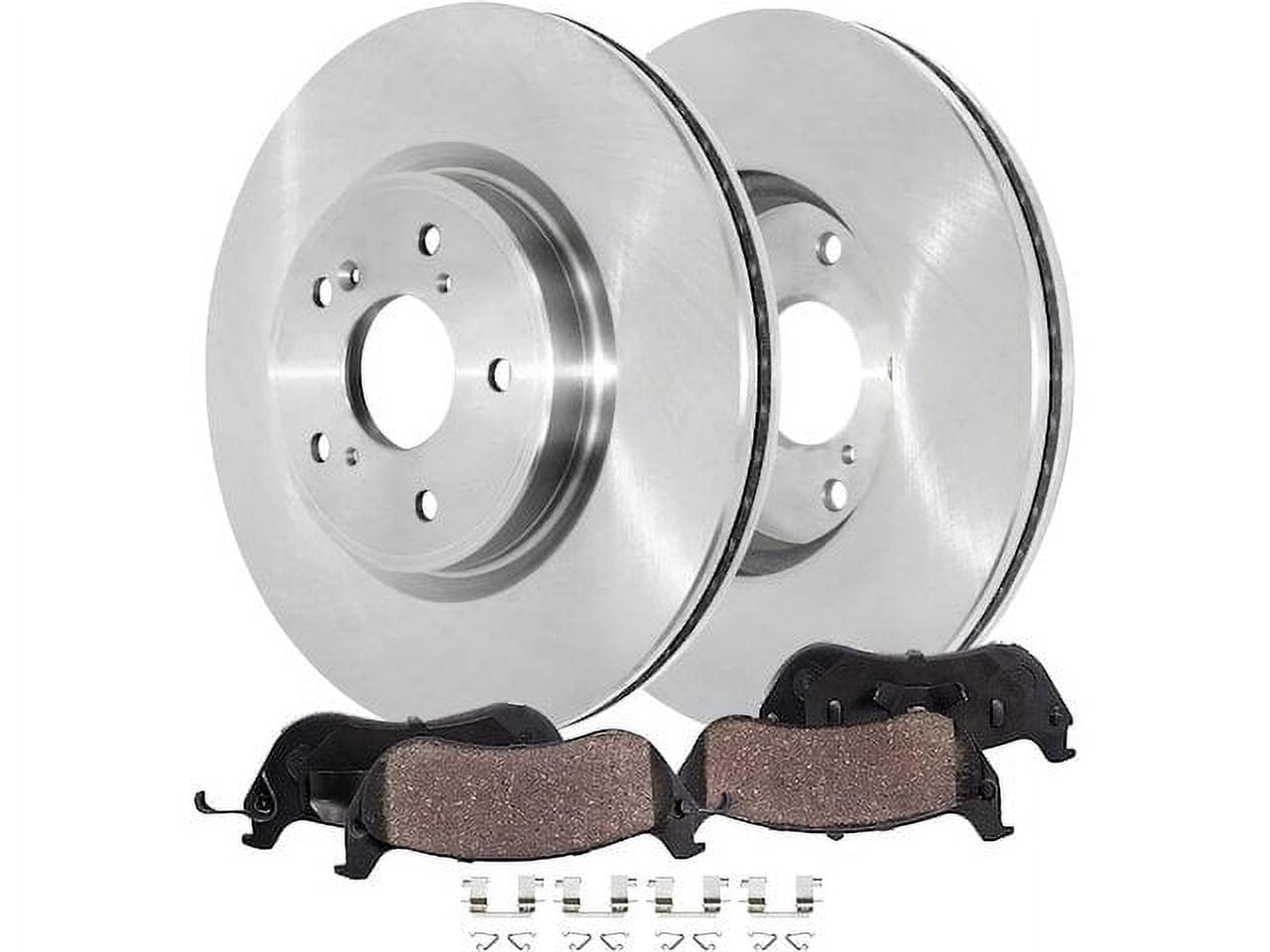 Brake Pads R1 Concepts Front Rear Brakes And Rotors Kit |Front