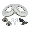 thumbnail image 1 of Front Brake Pad and Rotor and Wheel Hub Kit - Compatible with 1990 - 1997 Honda Accord 2.2L 4-Cylinder 1991 1992 1993 1994 1995 1996, 1 of 2