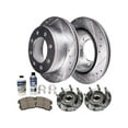 thumbnail image 1 of Front Brake Pad and Rotor and Wheel Hub Kit - Compatible with 2001 - 2006 Chevy Silverado 3500 2002 2003 2004 2005, 1 of 2