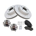 thumbnail image 1 of Front Brake Pad and Rotor and Wheel Hub Kit - Compatible with 2002 - 2005 Jeep Liberty 2003 2004, 1 of 2