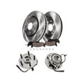 thumbnail image 1 of Front Brake Pad and Rotor and Wheel Hub Kit - Compatible with 2005 - 2010 Dodge Dakota 2006 2007 2008 2009, 1 of 2